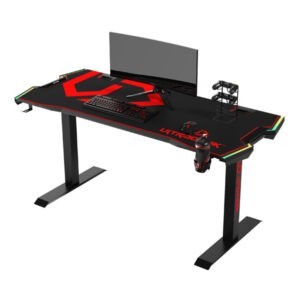 Herní stůl ULTRADESK FORCE – červená