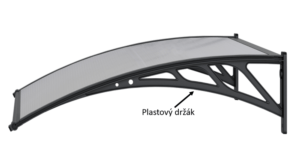 Držák pro vchodový přístřešek 100cm