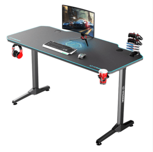 Herní stůl ULTRADESK FRAG BLUE – 140x66x76cm